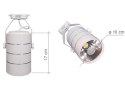 LAM PA SKLE POWA LED REFLEKTOR SZYNOWY JEDNOFAZOWY BIAŁY METALOWY 30W 2550 LM ŚWIATŁO NEUTRALNE 4000K