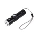 LATARKA ALUMINIOWA 3W (ZOOM, WTYK USB)