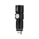 LATARKA ALUMINIOWA 3W (ZOOM, WTYK USB)