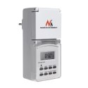 TIMER CYFROWY MACLEAN, ZEWNĘTRZNY, FUNKCJA LOSOWA, 10  PROGRAMÓW, MAx. 156  PROGRAMÓW, 3600 W, MCE08G