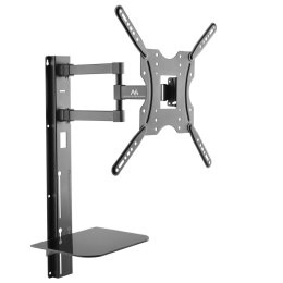 UCHWYT DO TV Z  PÓŁKĄ NA DVD MACLEAN, VESA 400x400, 32