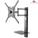 UCHWYT DO TV Z  PÓŁKĄ NA DVD MACLEAN, VESA 400x400, 32"-55", 30KG, MC-772