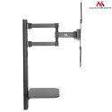 UCHWYT DO TV Z  PÓŁKĄ NA DVD MACLEAN, VESA 400x400, 32"-55", 30KG, MC-772