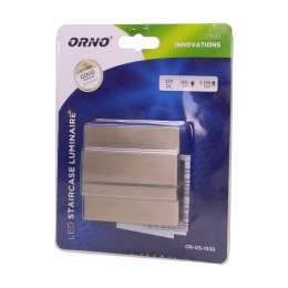 CYGNUS LED 1,2W, O PRAWA SCHODOWA NATYNKOWA, 12V DC, 100LM, 3000K, SATYNA