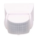 CZUJNIK RUCHU 360/180ST. 2 SENSORY, IP65, 1200W, BIAŁY