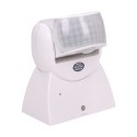 CZUJNIK RUCHU 360/180ST. 2 SENSORY, IP65, 1200W, BIAŁY