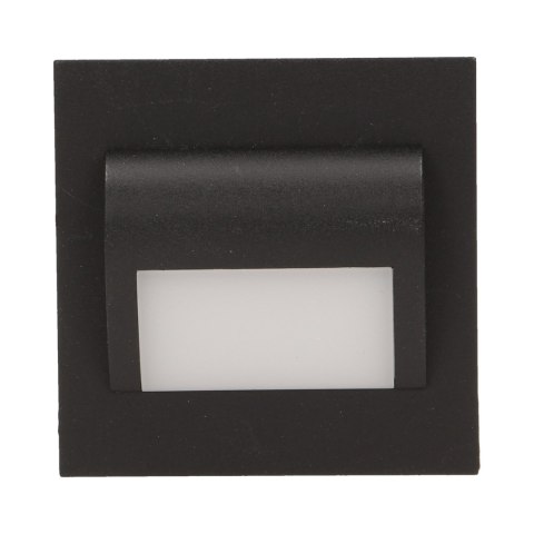 DRACO LED 1,2W, O PRAWA SCHODOWA PODTYNKOWA, 12V DC, 100LM, 3000K, CZARNA DRACO LED 1,2W, O PRAWA SCHODOWA PODTYNKOWA, 12V DC, 100LM, 3000K, CZARNA
