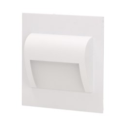 DRACO LED 1,2W, O PRAWA SCHODOWA  PODTYNKOWA, 12V DC, 100LM, 6000K, BIAŁA