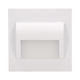 DRACO LED 1,2W, O PRAWA SCHODOWA  PODTYNKOWA, 12V DC, 100LM, 6000K, BIAŁA