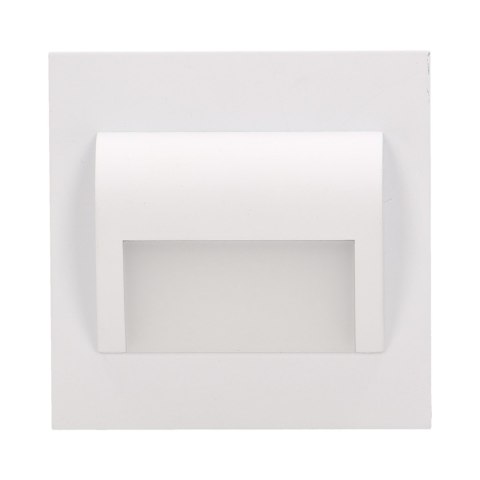 DRACO LED 1,2W, O PRAWA SCHODOWA PODTYNKOWA, 12V DC, 100LM, 6000K, BIAŁA DRACO LED 1,2W, O PRAWA SCHODOWA PODTYNKOWA, 12V DC, 100LM, 6000K, BIAŁA