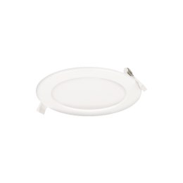 EURUS LED 12W, O PRAWA DOWNLIGHT,  PODTYNKOWA, OKRĄGŁA, 780LM, 3000K, BIAŁA, WBUDOWANY ZASILACZ LED