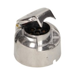 GNIAZDO  PRZYCZE PY, ALUMINIOWE 7  PINÓW, 12/24V