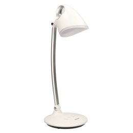 KALCYT LED 6W, LAM PKA BIURKOWA, 200LM, 4000K, WYŁĄCZNIK CZASOWY, BIAŁA