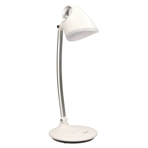 KALCYT LED 6W, LAM PKA BIURKOWA, 200LM, 4000K, WYŁĄCZNIK CZASOWY, BIAŁA KALCYT LED 6W, LAM PKA BIURKOWA, 200LM, 4000K, WYŁĄCZNIK CZASOWY, BIAŁA