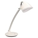 KALCYT LED 6W, LAM PKA BIURKOWA, 200LM, 4000K, WYŁĄCZNIK CZASOWY, BIAŁA