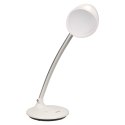 KALCYT LED 6W, LAM PKA BIURKOWA, 200LM, 4000K, WYŁĄCZNIK CZASOWY, BIAŁA