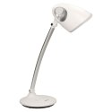 KALCYT LED 6W, LAM PKA BIURKOWA, 200LM, 4000K, WYŁĄCZNIK CZASOWY, BIAŁA