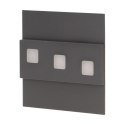 LEPUS LED 1,2W, O PRAWA SCHODOWA NATYNKOWA, 12V DC, 100LM, 3000K, GRAFIT