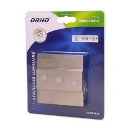 LEPUS LED 1,2W, O PRAWA SCHODOWA NATYNKOWA, 12V DC, 100LM, 3000K, SATYNA