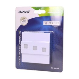 LEPUS LED 1,2W, O PRAWA SCHODOWA NATYNKOWA, 12V DC, 100LM, 6000K, BIAŁA