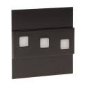 LEPUS LED 1,2W, O PRAWA SCHODOWA NATYNKOWA, 12V DC, 100LM, 6000K, CZARNA