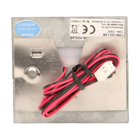 LYNX LED 1,2W, O PRAWA SCHODOWA NATYNKOWA, 12V DC, 100LM, 3000K, CZARNA LYNX LED 1,2W, O PRAWA SCHODOWA NATYNKOWA, 12V DC, 100LM, 3000K, CZARNA