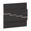 LYNX LED 1,2W, O PRAWA SCHODOWA NATYNKOWA, 12V DC, 100LM, 3000K, GRAFIT