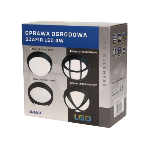 O PRAWA OGRODOWA SZAFIR LED 4W, KRZYŻYK O PRAWA OGRODOWA SZAFIR LED 4W, KRZYŻYK