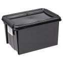 POJEMNIK Z  POKRYWĄ PLASTTEAM PROBOx RECYCLE QR 14L CZARNY