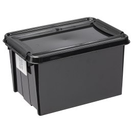 POJEMNIK Z  POKRYWĄ PLASTTEAM PROBOx RECYCLE QR 14L CZARNY
