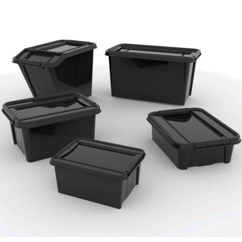POJEMNIK Z POKRYWĄ PLASTTEAM PROBOx RECYCLE QR 14L CZARNY POJEMNIK Z POKRYWĄ PLASTTEAM PROBOx RECYCLE QR 14L CZARNY