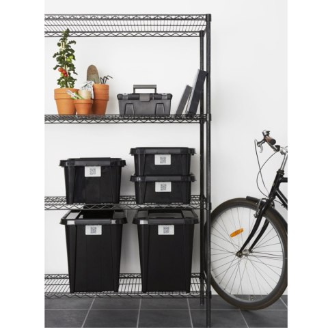POJEMNIK Z POKRYWĄ PLASTTEAM PROBOx RECYCLE QR 14L CZARNY POJEMNIK Z POKRYWĄ PLASTTEAM PROBOx RECYCLE QR 14L CZARNY