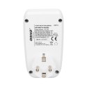 WATOMIERZ, KALKULATOR ENERGII Z WYŚWIETLACZEM LCD, WERSJA SCHUKO
