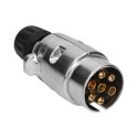 WTYCZKA  PRZYCZE PY, ALUMINIOWA 7  PINÓW, 12/24V