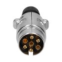 WTYCZKA  PRZYCZE PY, ALUMINIOWA 7  PINÓW, 12/24V