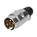 WTYCZKA  PRZYCZE PY, ALUMINIOWA 7  PINÓW, 12/24V