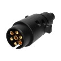 WTYCZKA  PRZYCZE PY,  PLASTIKOWA 7  PINÓW, 12/24V