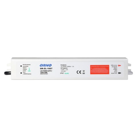 ZASILACZ DO LED 12VDC 100W, IP67 ZASILACZ DO LED 12VDC 100W, IP67
