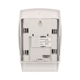 DZWONEK ELEKTROMECHANICZNY DWUTONOWY 8V, BIAŁY