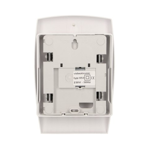 DZWONEK ELEKTROMECHANICZNY DWUTONOWY 8V, BIAŁY DZWONEK ELEKTROMECHANICZNY DWUTONOWY 8V, BIAŁY