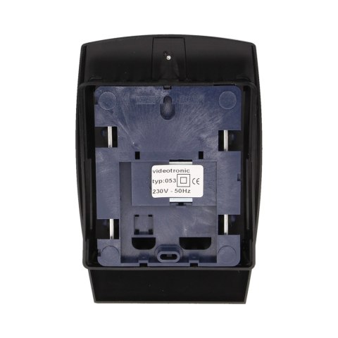 DZWONEK ELEKTROMECHANICZNY DWUTONOWY 8V, CZARNY DZWONEK ELEKTROMECHANICZNY DWUTONOWY 8V, CZARNY