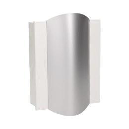 DZWONEK ELEKTROMECHANICZNY DWUTONOWY TON COLOR 8V, BIAŁO-SREBRNY