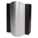 DZWONEK ELEKTROMECHANICZNY DWUTONOWY TON COLOR 8V, CZARNO-SREBRNY