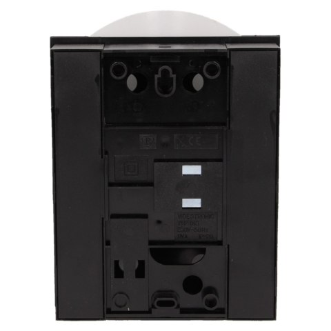 DZWONEK ELEKTROMECHANICZNY DWUTONOWY TON COLOR 8V, CZARNO-SREBRNY DZWONEK ELEKTROMECHANICZNY DWUTONOWY TON COLOR 8V, CZARNO-SREBRNY