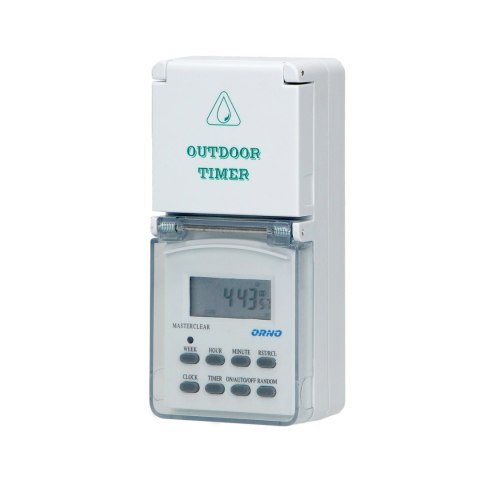 ELEKTRONICZNY PROGRAMATOR CZASOWY, 8 PROGRAMÓW, IP44 ELEKTRONICZNY PROGRAMATOR CZASOWY, 8 PROGRAMÓW, IP44