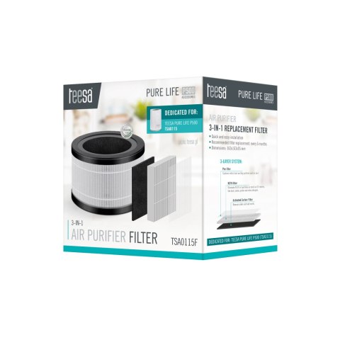 FILTR DO OCZYSZCZACZA POWIETRZA TEESA PURE LIFE P500 FILTR DO OCZYSZCZACZA POWIETRZA TEESA PURE LIFE P500