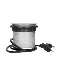 GNIAZDO MEBLOWE ?10CM WYSUWANE Z BLATU Z  PRZEWODEM 1,5M, 4x2P+Z, WERSJA SCHUKO