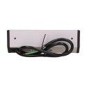 GNIAZDO MEBLOWE 3x2P+Z, CZARNO-SREBRNE