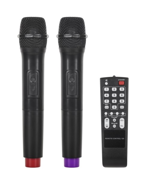 KOLUMNA AKTYWNA ( Z 2 MIKROFONAMI BEZ PRZEWODOWYMI, SD, BLUETOOTH, USB) 12" 40W KOLUMNA AKTYWNA ( Z 2 MIKROFONAMI BEZ PRZEWODOWYMI, SD, BLUETOOTH, USB) 12" 40W