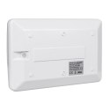 LAM PA LED MACLEAN , NUMER DOMU, Z CZUJNIKIEM ZMIERZCHOWYM, BIAŁA, 12W, IP65, BARWA NEUTRALNA (4000K), 950LM, MCE292 W